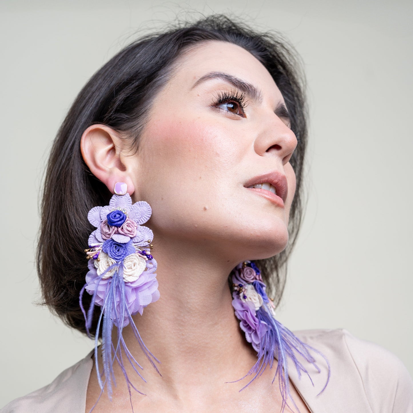 Violet Bloom Earrings