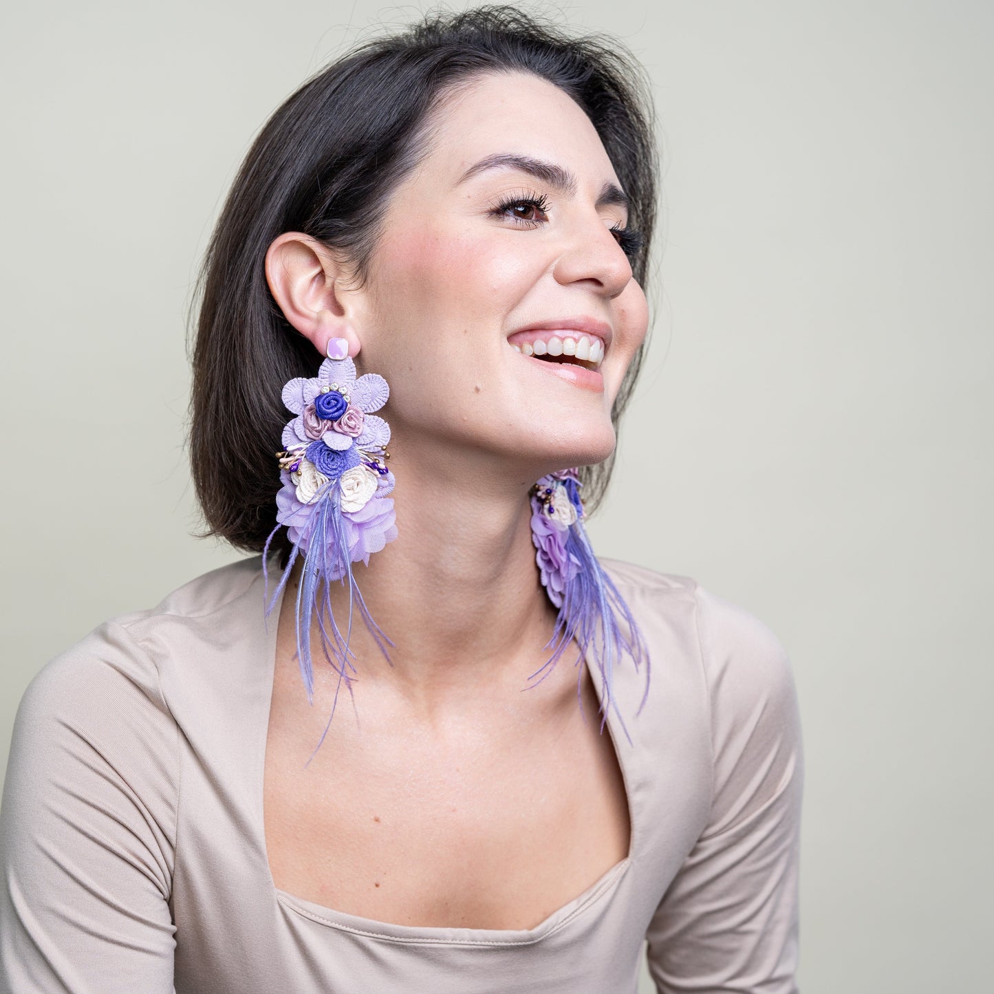 Violet Bloom Earrings