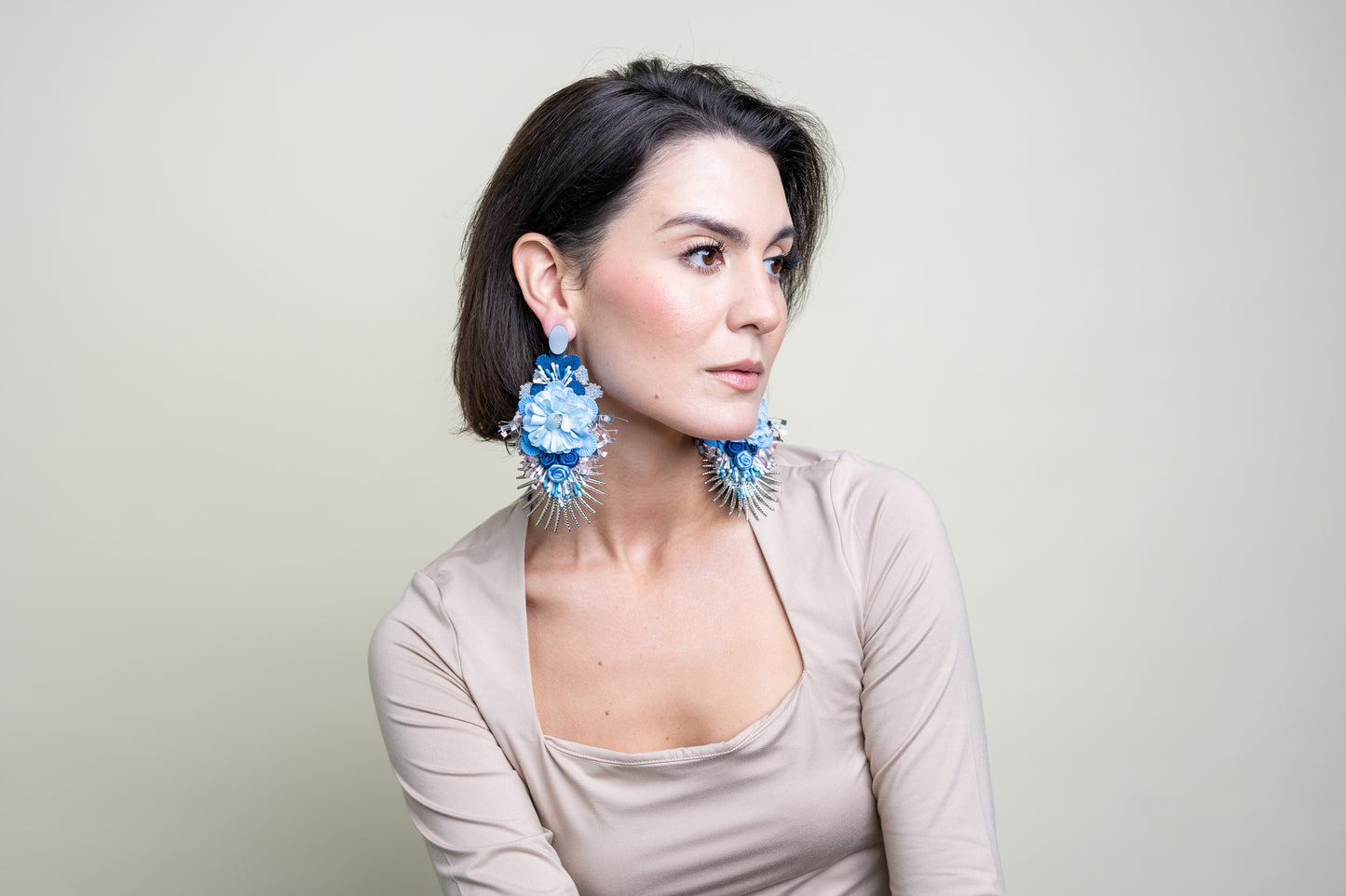 Azure Blossom Earrings