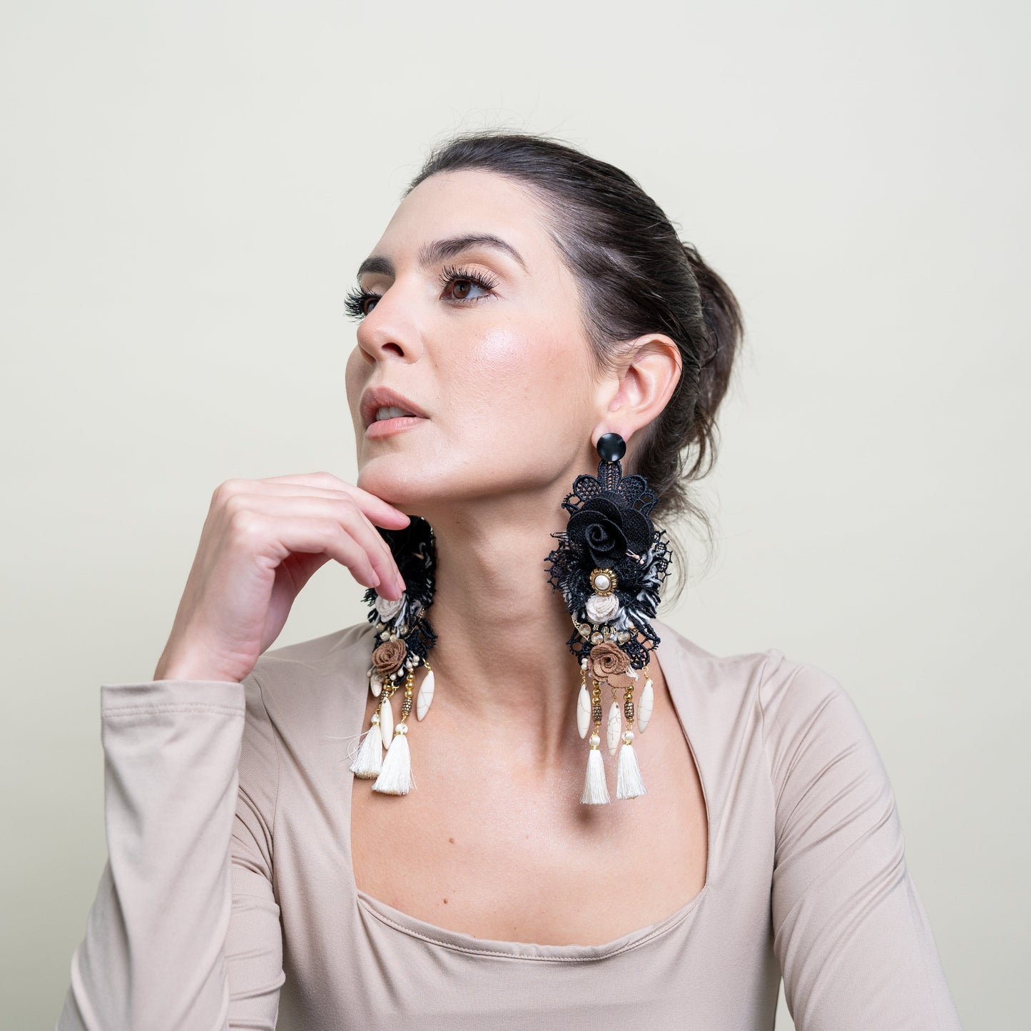 Onyx Elegance Earrings