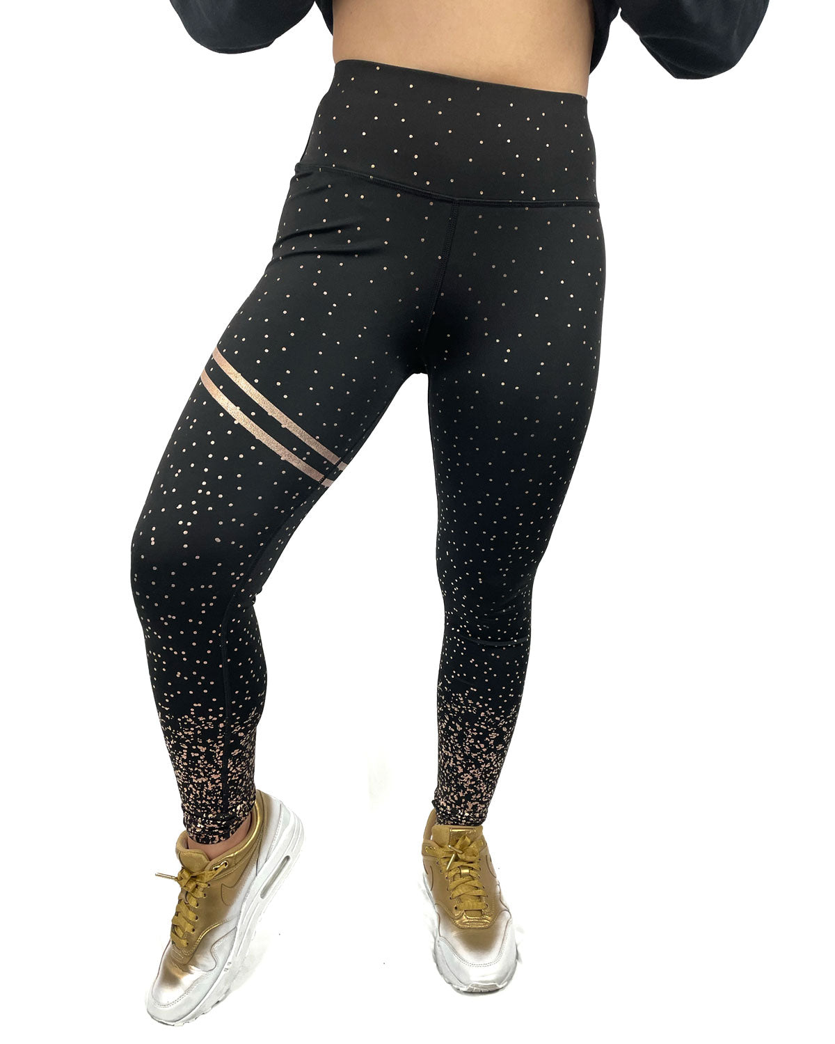 Leggin negro con dorado